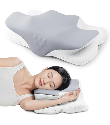 Amazon｜LAOGOT 枕 首が痛くならない 低め高め兼用 耳と後頭部の凹型
